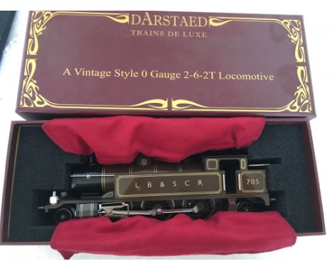 Darstaed Trains de luxe, A vintage style O gauge 2-6-2T Locomotive, LB&amp;SCR, Boxed