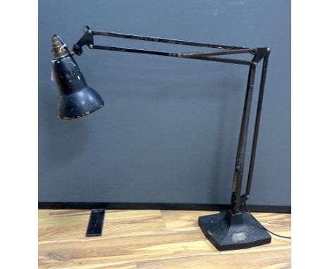 An anglepoise lamp (1208?) 100cm high