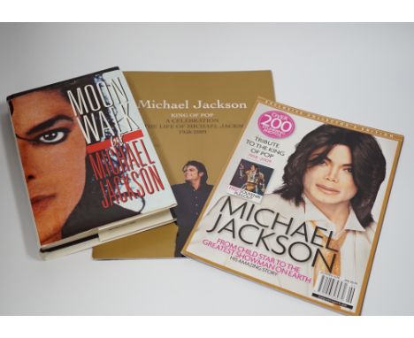 An archive of Michael Jackson related memorabilia, including an autograph on an envelope with letter explaining how it was co