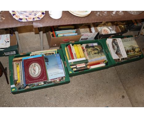 Three boxes of miscellaneous books mostly art related 