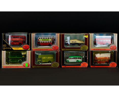 Gilbow Exclusive First Editions - Diecast Models Boxed Collection - Scale 1.76 Eight In Total To Include (1) AEC RT Bus Green