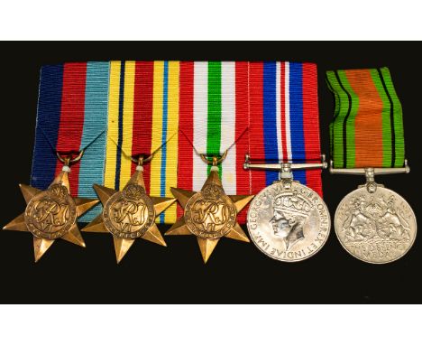 World War II Military Medals ( 5 ) Awarded to Private James Edward Brindle - British Army. Comprises 1/ The 1939 - 1945 Star.