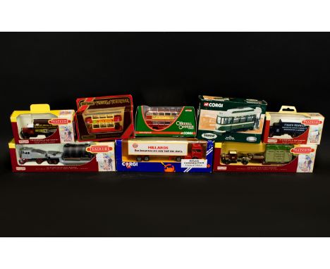 Collection Of Diecast Model Cars - Trackside, Matchbox, The Original Omnibus, Corgi. Eight In Total To Include (1)Trackside S