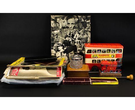 A Collection Of Mixed Collectables - Comprising Of Boxed 'Unique' navigational Slide Rule, Cigarette Cards, 'The Late Show' B