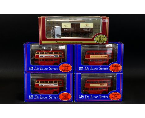 Gilbow Exclusive First Editions De Luxe Series - Diecast Models Boxed Collection - Scale 1.76 Five In Total To Include (1) AE