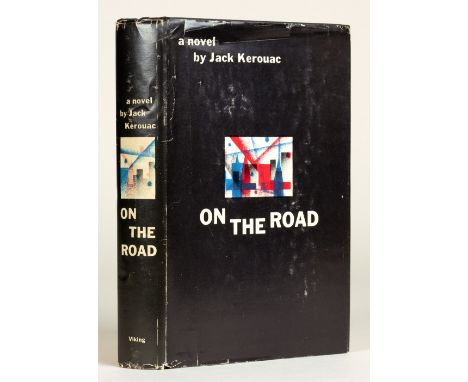 Jack Kerouac. On the Road. New York, The Viking Press 1957. Schwarzer Originalpappband mit Originalschutzumschlag (Entwurf: B