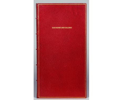 Cranach-Presse - Das Hohelied Salomo. Leipzig, Insel 1931. Mit elf Holzschnitten und 13 Holzschnitt-Initialen von Eric Gill. 