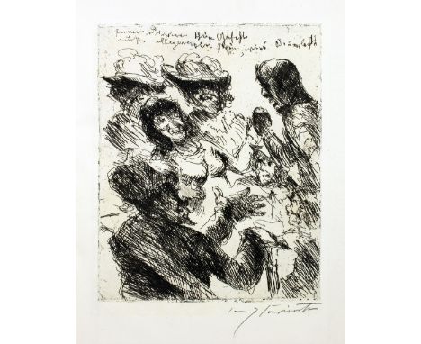 Lovis Corinth - Friedrich Schiller. Wallensteins Lager. Mit sechs Radierungen von Lovis Corinth. Berlin, Hans Heinrich Tillgn