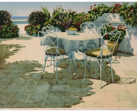 Ilana Richardson - Signed limited edition print - Lace Cloth, Yaffo No.137/175, signed, titled and numbered in pencil, 45cm x