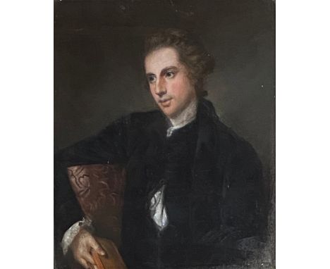 Late 18th century pastel, portrait of a gentleman, 19x15.5cm 