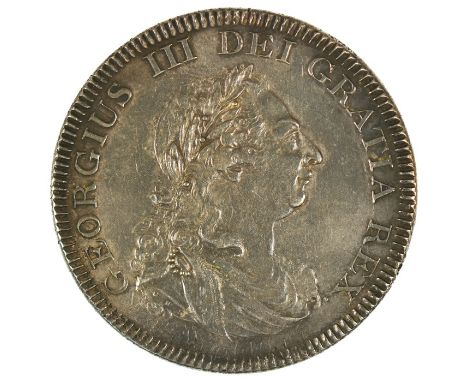 George III Bank of England issue Dollar 1804, OBV, top leaf centre of Rex, REV, upright K left of shield, signs of 8 reales b
