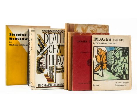 Aldington (Richard) - Images (1910-1915),  inscribed by the author  ,   light spotting, original sewn pictorial wrappers, The