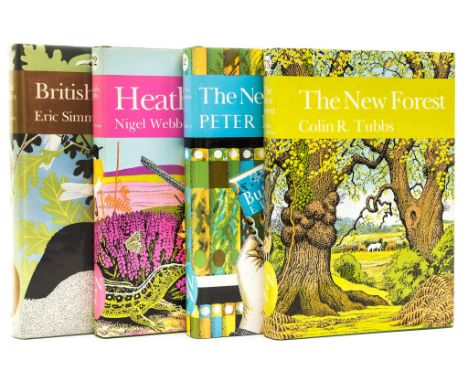 New Naturalist.- Simms (Eric) - British Warblers,  jacket spine lightly sunned,   1985  § Webb (Nigel) Heathlands,   jacket s