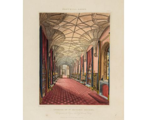 Rutter (John) - Delineations of Fonthill and its Abbey,  first edition, large paper copy with proof plates on india paper ,  