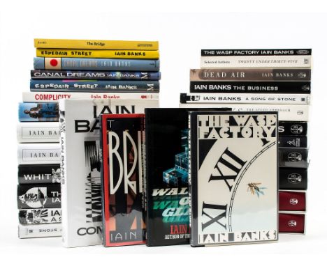 Banks (Iain) - The Wasp Factory,  signed by the author,  Boston,   1984; Walking on Glass,  jacket spine very slightly faded,