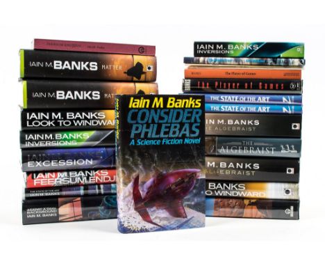 Banks (Iain M.) - Consider Phlebas,  signed by the author ,  light browning to margins,   1987; The Player of Games,   New Yo