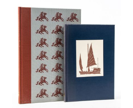 Theroux (Paul) - Sailing Through China,  number 83 of 150 copies signed by author  &  artist, illustrations by Patrick Prockt