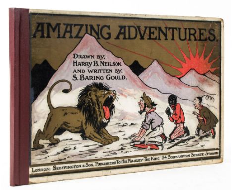 Baring Gould (S.) - Amazing Adventures,  first edition,     coloured title-page and 24 full-page colour illustrations by Harr