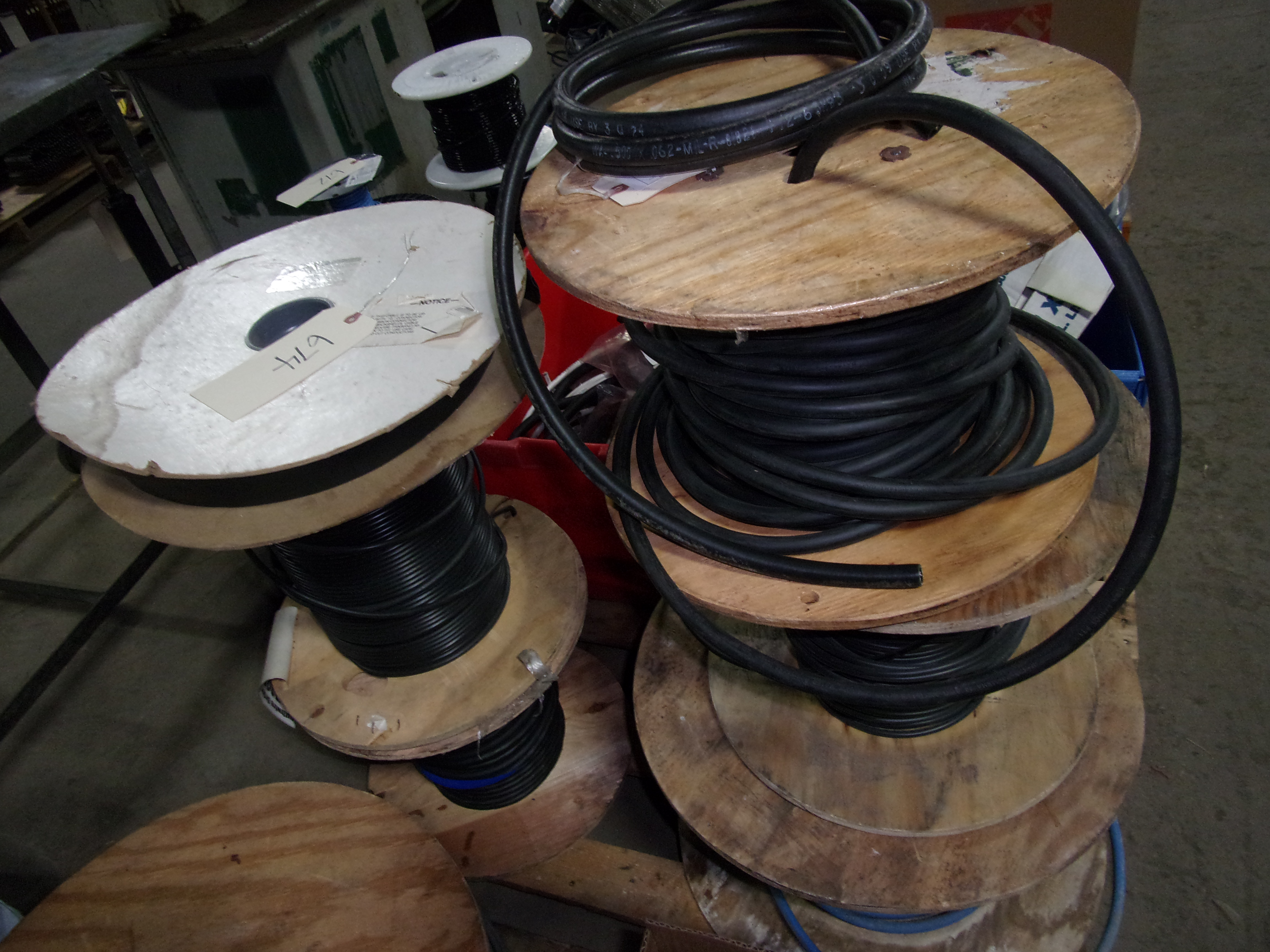 Lot of Wire Spools