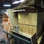 Racks, Wood, Chairs and Plastic paint area