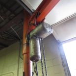 CM 1 Ton Hoist, 110V, with Chains and Straps