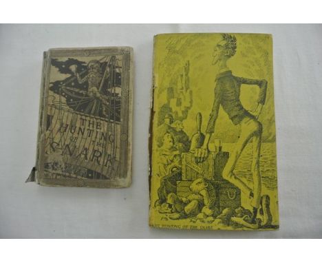 The Hunting of the Snark by Lewis Carroll, a Zodiac publication and a further copy with illustrations by Henry Holiday 1876