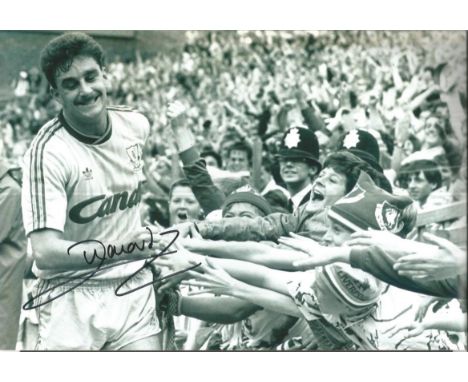 Football John Aldridge 12x8 signed b/w photo in his Liverpool playing days. John William Aldo Aldridge (born 18 September 195