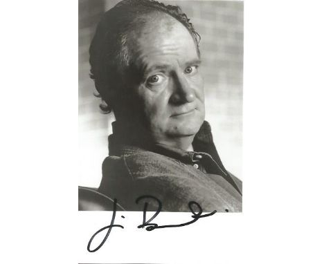 Jim Broadbent 5x3 signed b/w photo. James Broadbent (born 24 May 1949) is an English actor. Born in Lincolnshire to parents w