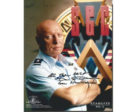 Don S Davis 10X8 signed colour photo pictured in his Stargate SG. 1 role. Don Sinclair Davis, PhD (August 4, 1942 - June 29, 