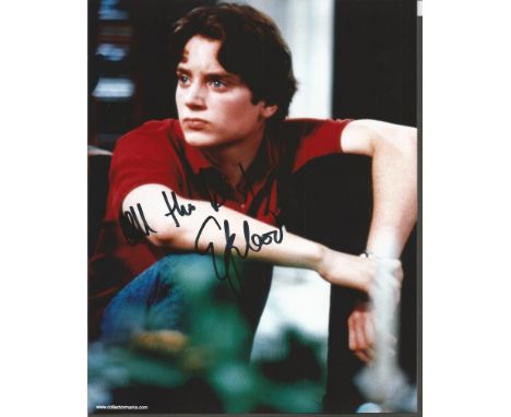 Elijah Wood 10x8 signed colour photo. Elijah Jordan Wood (born January 28, 1981) is an American actor, voice actor, DJ, and p