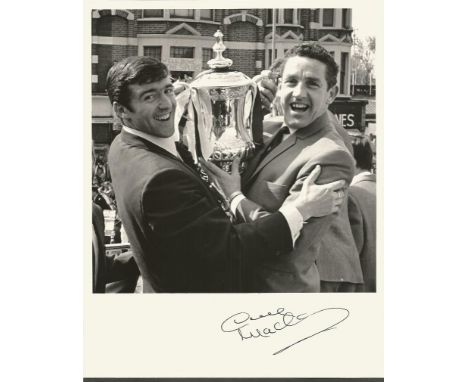 Dave Mackay Signed 1967 Tottenham Hotspur Fa Cup 8x10 Photo. Good Condition. All signed items come with our certificate of au