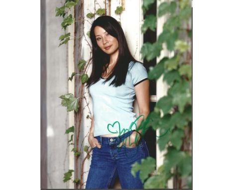 Lucy Lui 10x8 signed colour photo. Lucy Alexis Liu (born Lucy Liu, December 2, 1968) is an American actress, voice actress, d