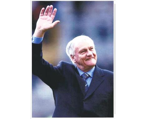 Bobby Robson 12x8 signed colour photo pictured when he was manager of Newcastle Utd. Sir Robert William Robson CBE (18 Februa