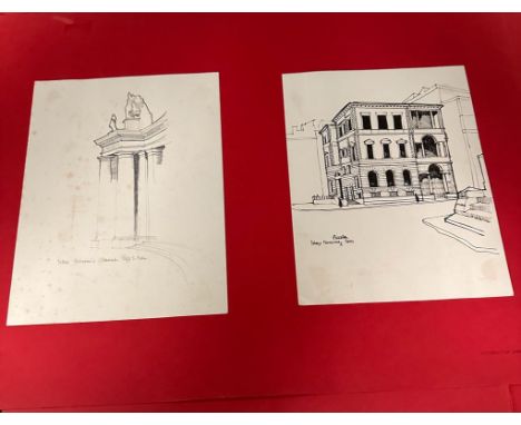 A selection of architectural studies from the University of Cambridge architectural department. 