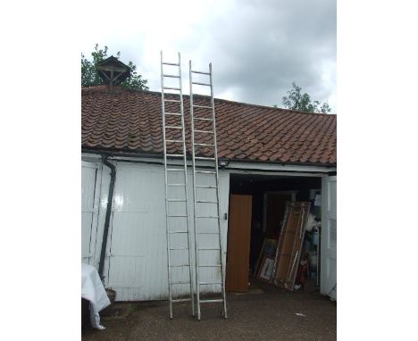 Alloy 2 piece extension ladder