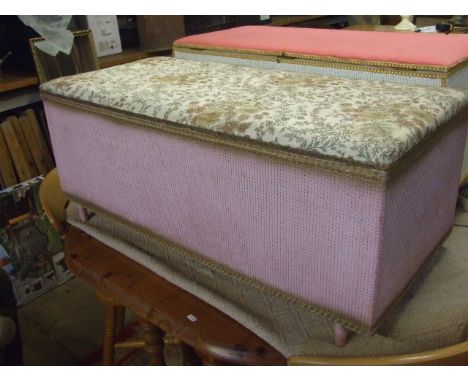 Rectangular Spinney Linen Trunk 40 x 18 inches 16 tall