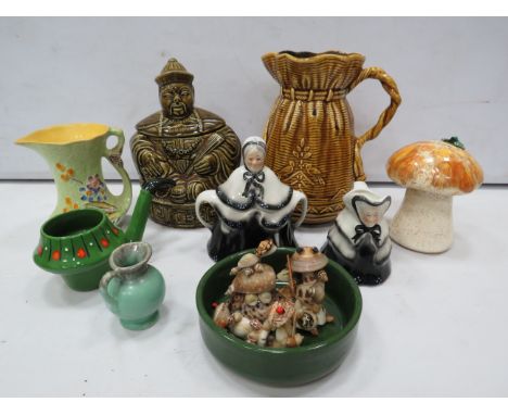 Mixed ceramic including Sylvac, Sadler and Tony Wood.
