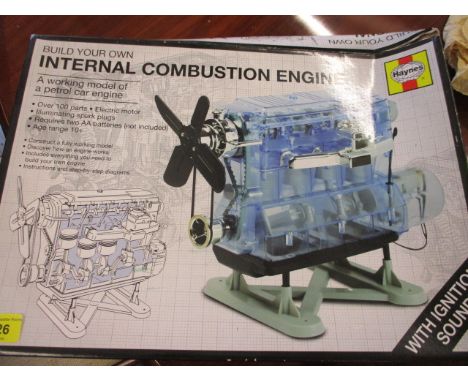 A Haynes Build Your own Combustion Engine kit, unopened 