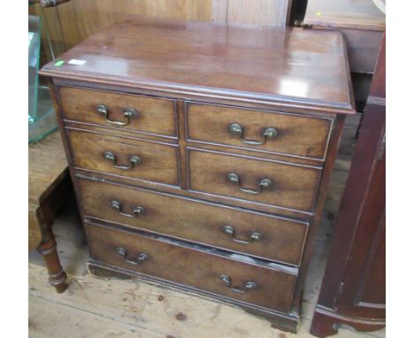 A 19th century mahogany chest commode with a raising lid. width 28ins, depth 19ins, height 32ins&nbsp;