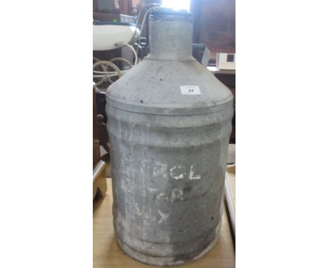 An aluminium churn