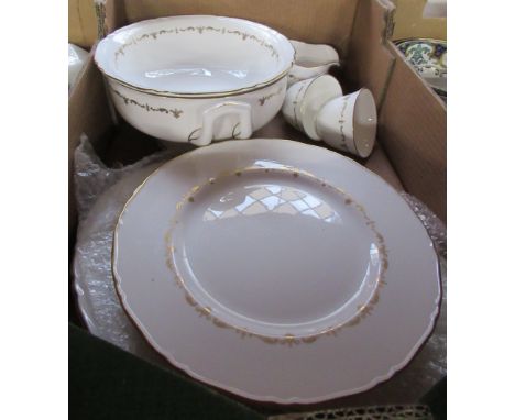 A box of Royal Worcester Chantilly pattern china,Condition Report:  N.B New description , just one box