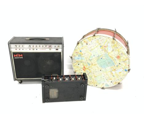 Laney P.A. Theatre amplifier, HH Musician Combo 212 and a marching bass drum Condition Report & Further Details Click here fo