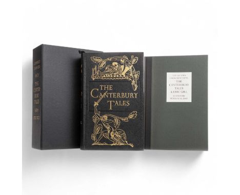 THE FOLIO SOCIETY, THE CANTERBURY TALES, in black sleeve