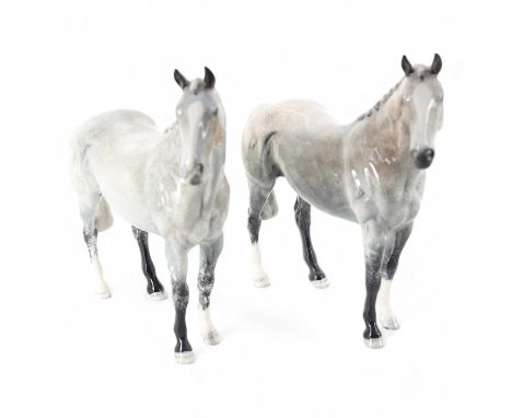 BESWICK, TWO HORSE FIGURES, numbers H260 and 260Hthe larger 19.5cm highQty: 2Condition overall is good, no obvious signs of a