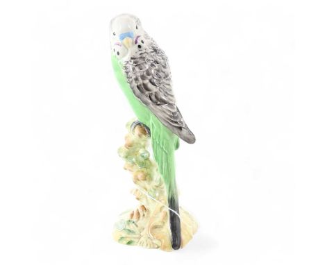 BESWICK, BUDGERIGAR FIGURE number 1216B18cm highCo diction good. No damages or crazing.