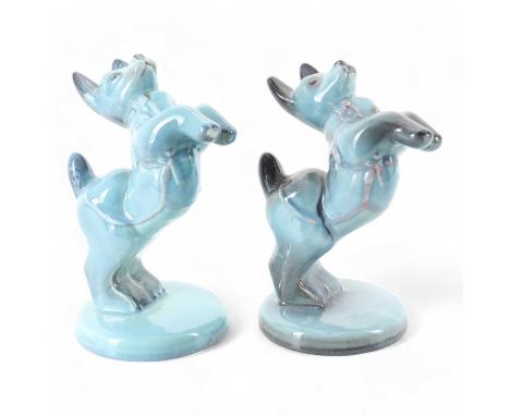 BESWICK, TWO DOG FIGURES, each number 324each 17.5cm highQty: 2