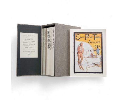 THE FOLIO SOCIETY, SOUTH POLAR TIMES, facsimilie edition published in 2012, limited edition number 249 / 1000, with protectiv