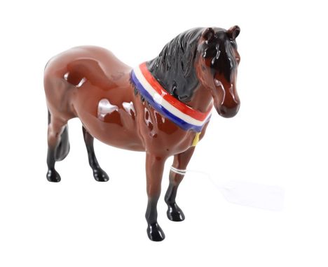 BESWICK, HORSE FIGURE, titled Another Brunch, limited edition18cm wide