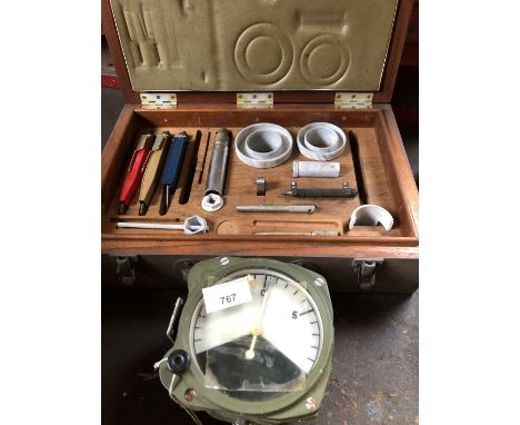 Kit of Tools (test gear) 12149 and an Army direction finder. (2)