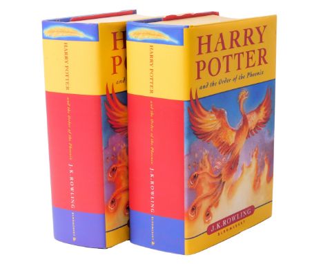 Rowling (JK). Harry Potter and The Order of the Phoenix, first edition, published by Bloomsbury Publishing 2003, hardback wit